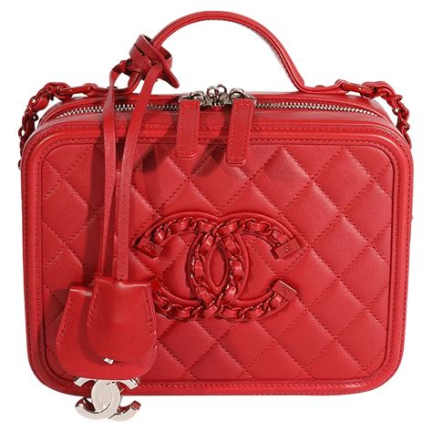 chanel red vanity case bag|chanel vanity bag vintage.